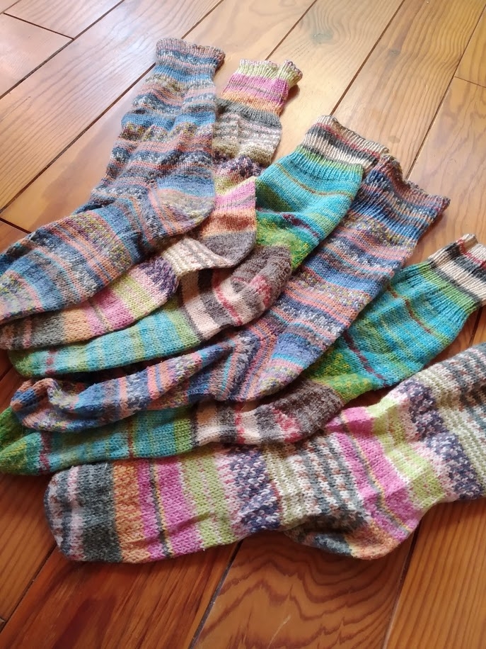 gestrickte Socken gestrickte Socken