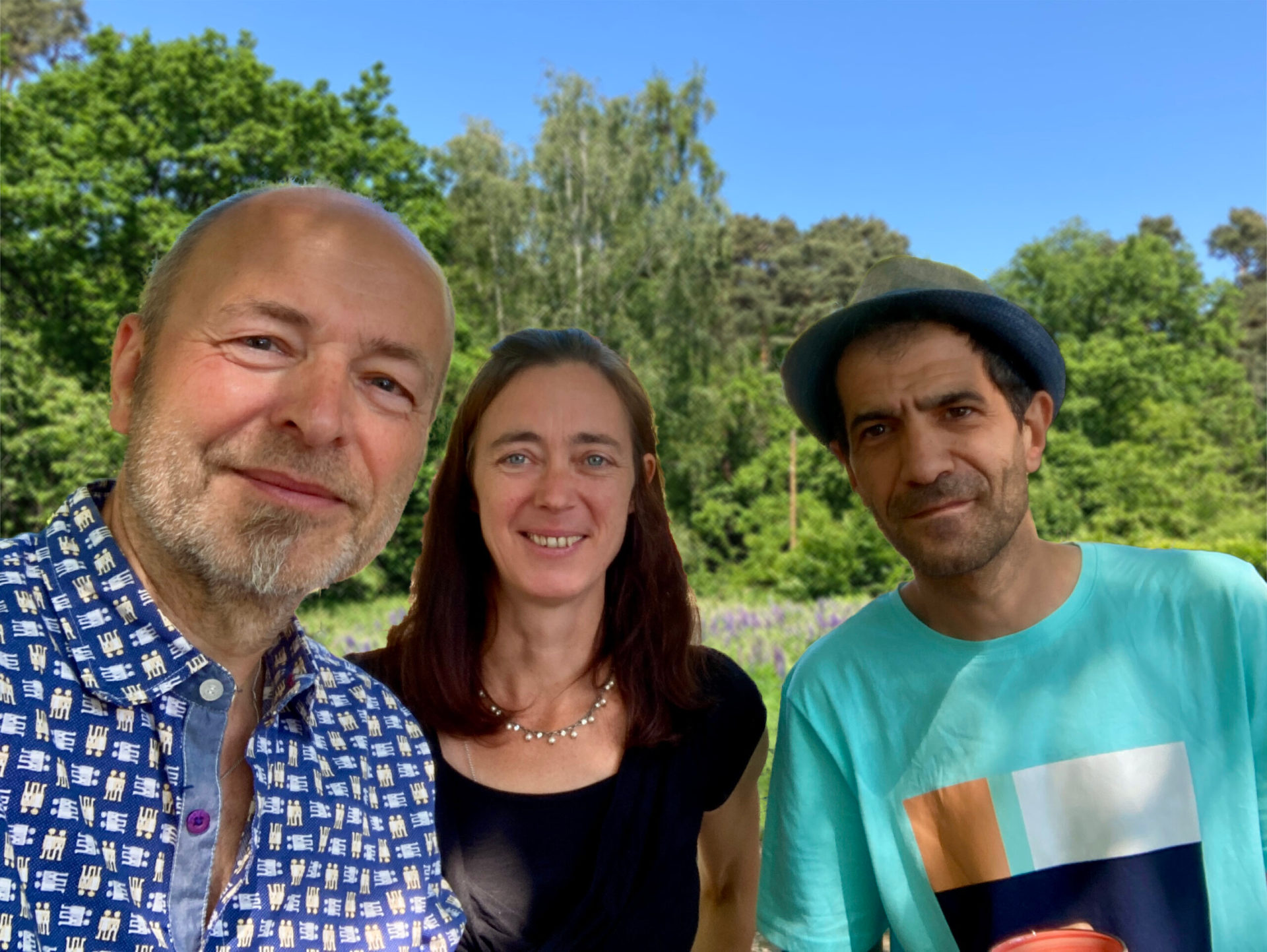 Elsa2.0_bearb Bild von der Band, Peter Braun, Isabel Eichenlaub, Samer Alhalabi