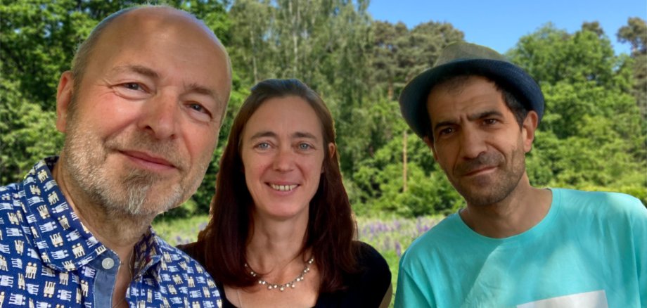Bild von der Band, Peter Braun, Isabel Eichenlaub, Samer Alhalabi