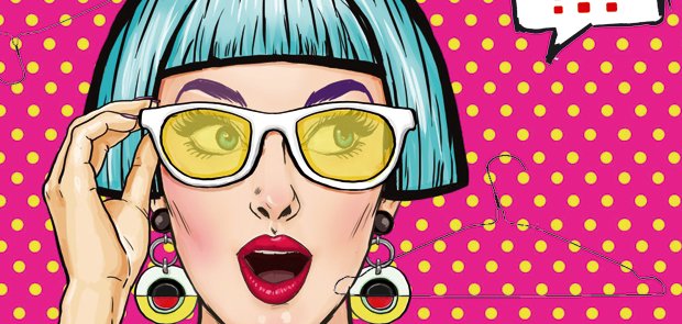 Plakat zum Kleidertausch