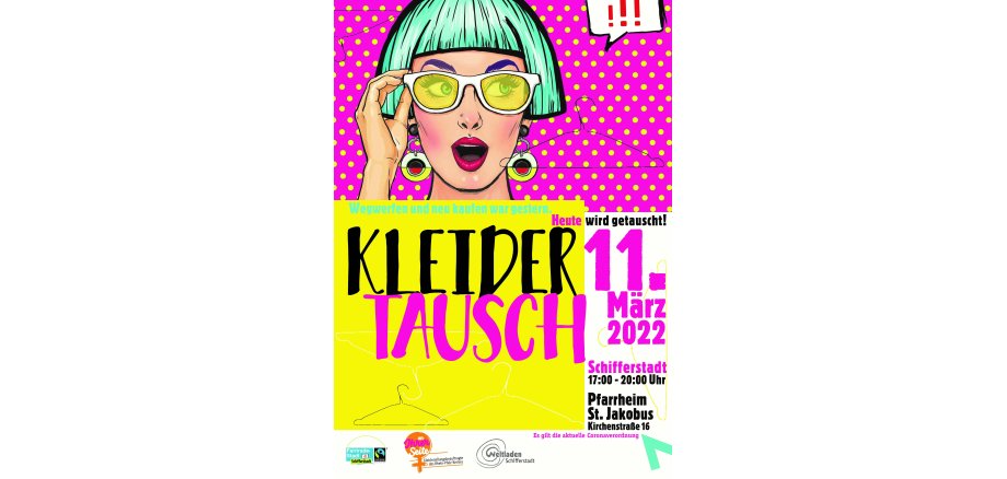 Plakat Kleidertausch
