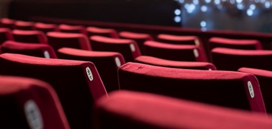 Empty Theater Chairs