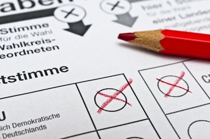 Wahlschein ankreuzen 