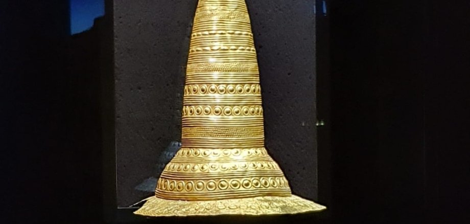 Goldener Hut im Landesmuseum Halle