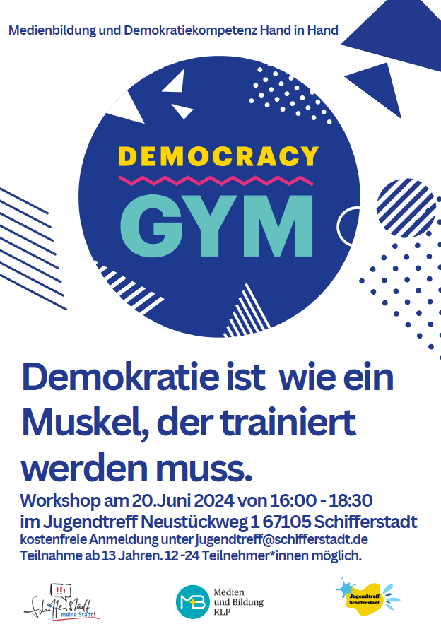 Plakat zum Demokratieworkshop