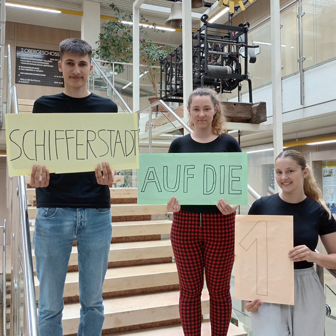 Azubitag 2024 "Schifferstadt auf die 1" quadratisch