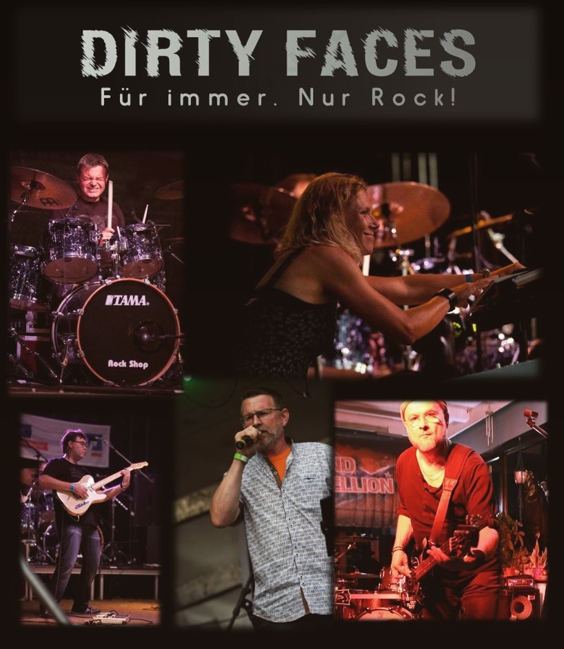 Plakat der Band Dirty faces
