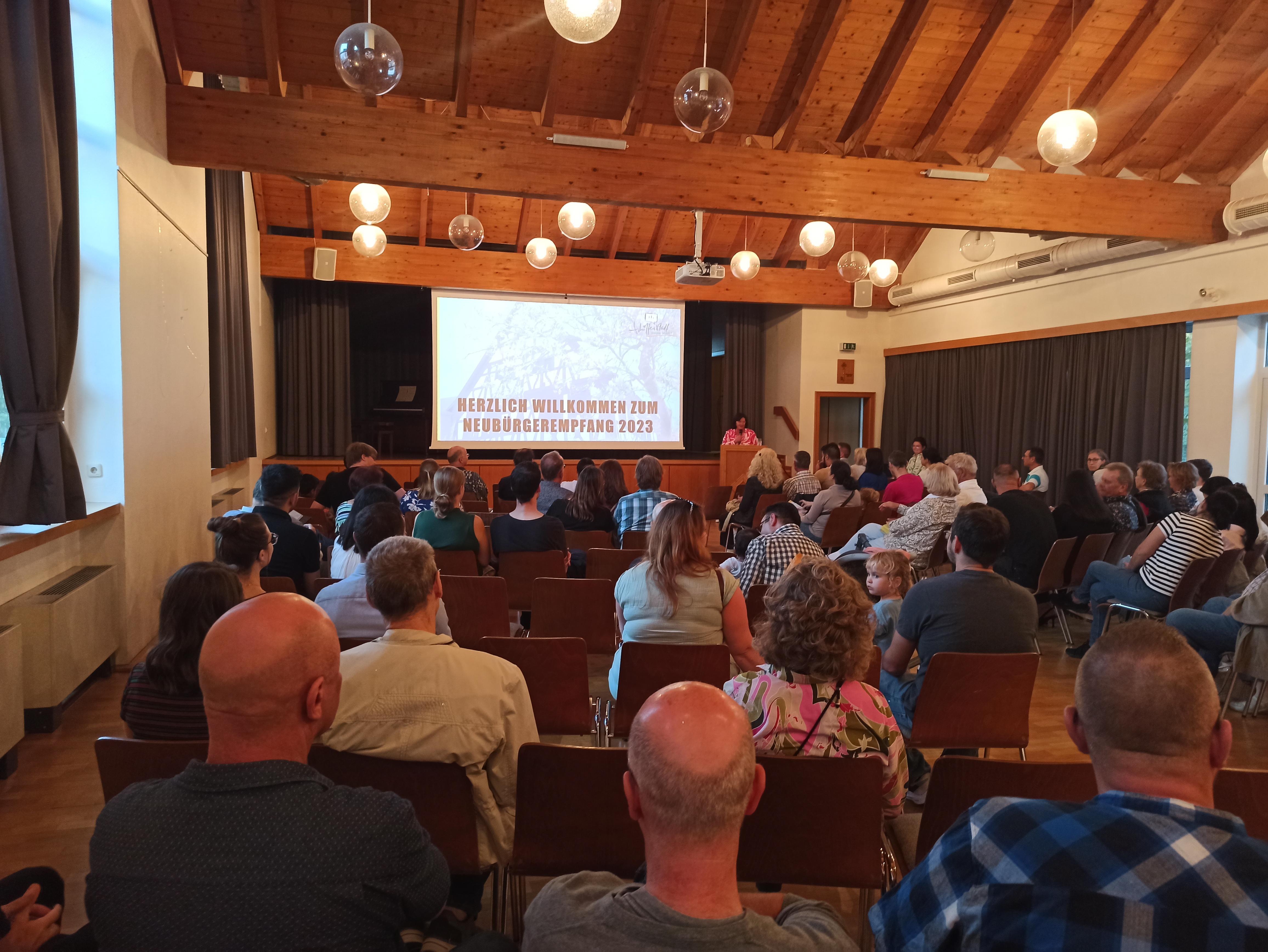 Eintrag Gästebuch Neubürgerempfang