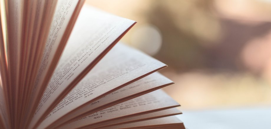 aufgeblättertes Buch