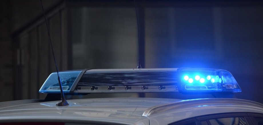 Wagendach mit Blaulicht