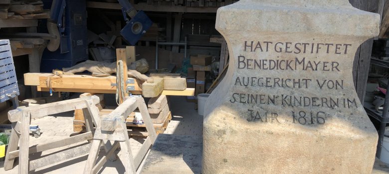 Restaurierung Kreuz vom Kreuzplatz Restaurierung Kreuz vom Kreuzplatz