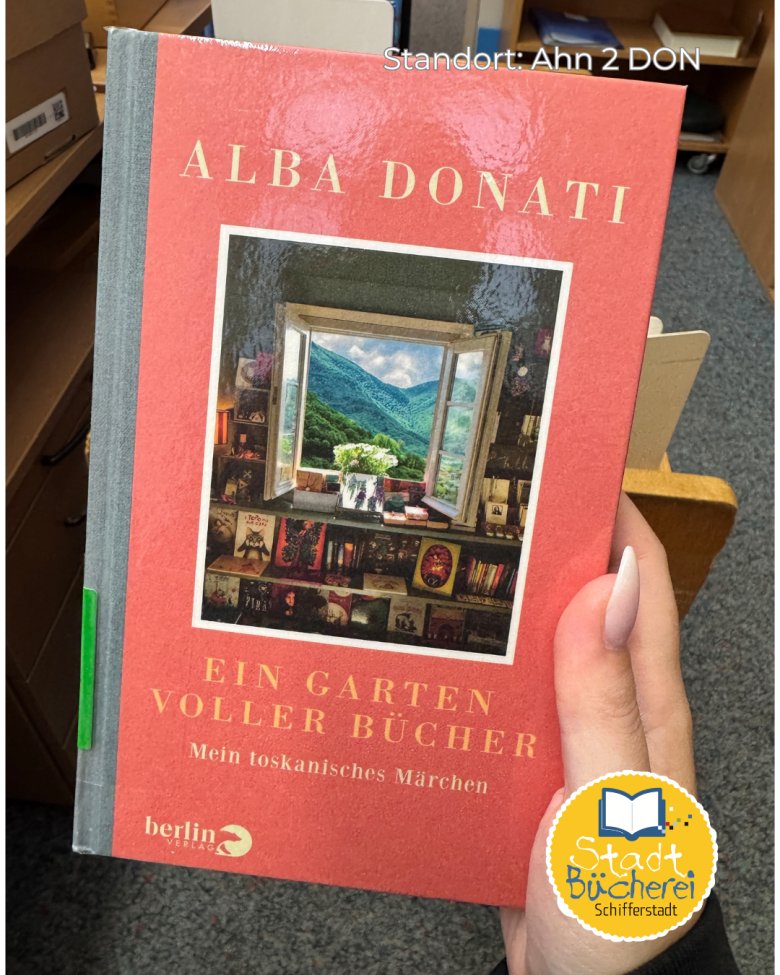 Buchcover "Ein Garten voller Bücher"