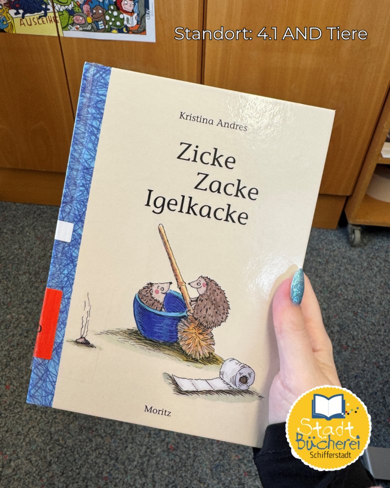 Buchtitel Andres, Kristina: Zicke Zacke Igekkacke