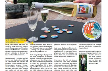 Titelbild der Zeitschrift "Stadtkurier"