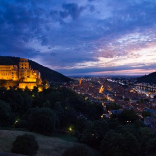 Heidelberg mit Schloss Heidelberg mit Schloss