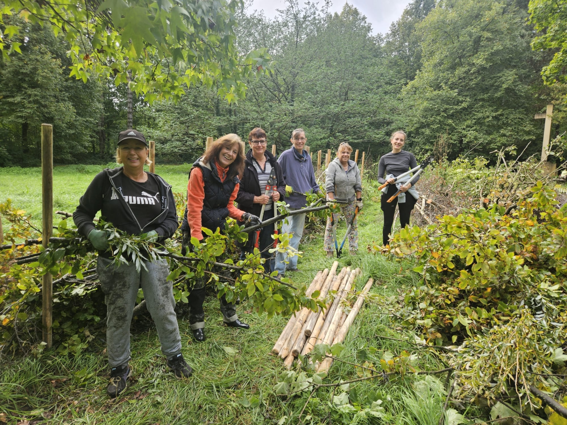 Greenteam bei der Arbeit