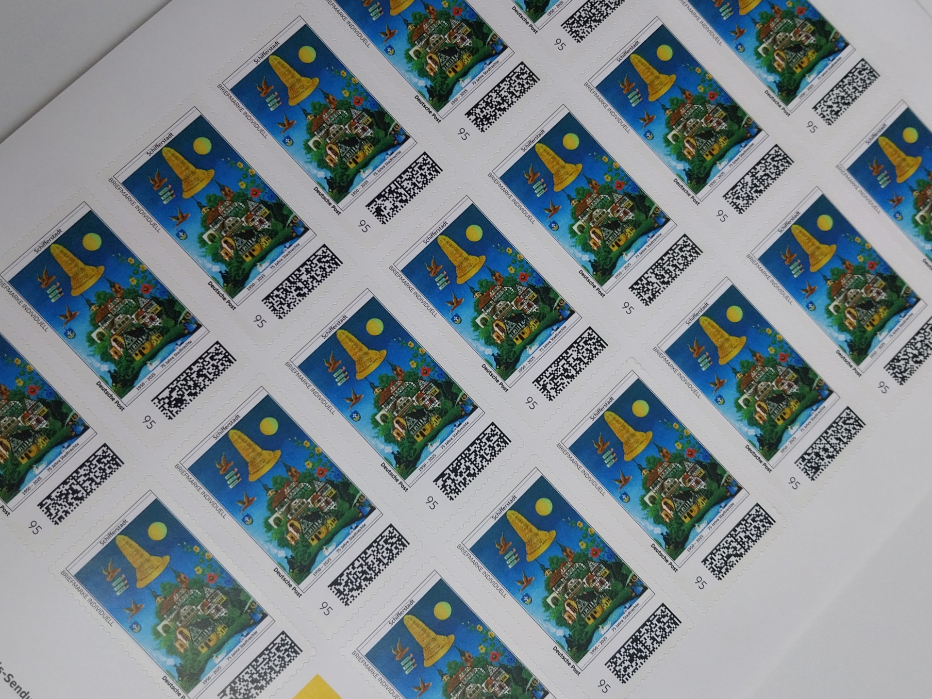 Briefmarke zu 75 Jahre Stadtrechte