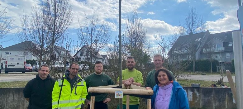 Baumpflanzaktion 75 Jahre Stadtrechte