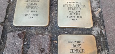 Familie Bender Stoplersteine 2020