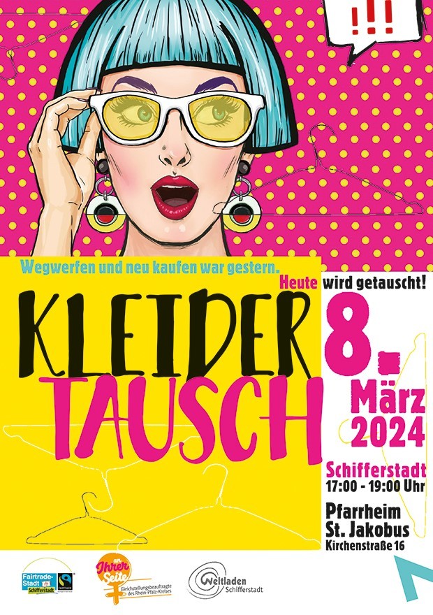 Plakat Kleidertausch 2024 Plakat Kleidertausch 2024