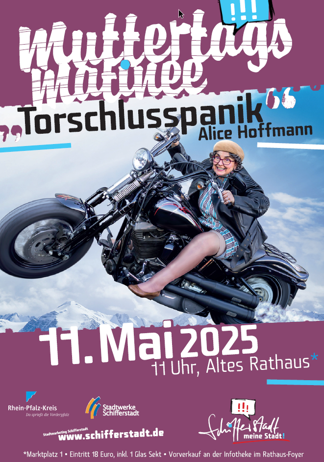 Plakat Muttertagsmatinee Alice Hoffmann