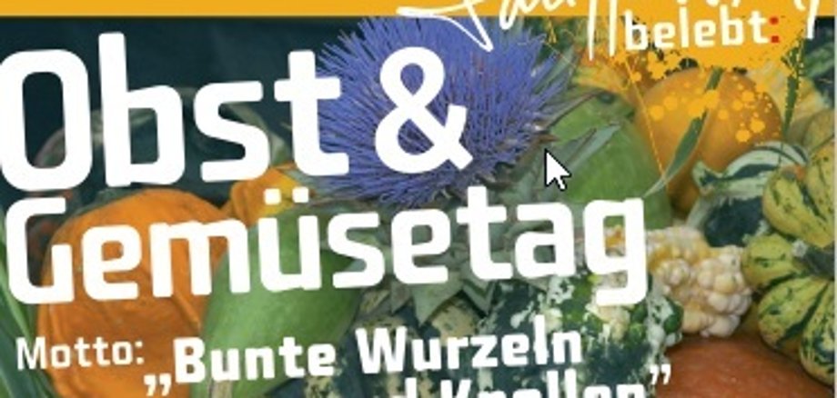 Plakat Obst- und Gemüsetag