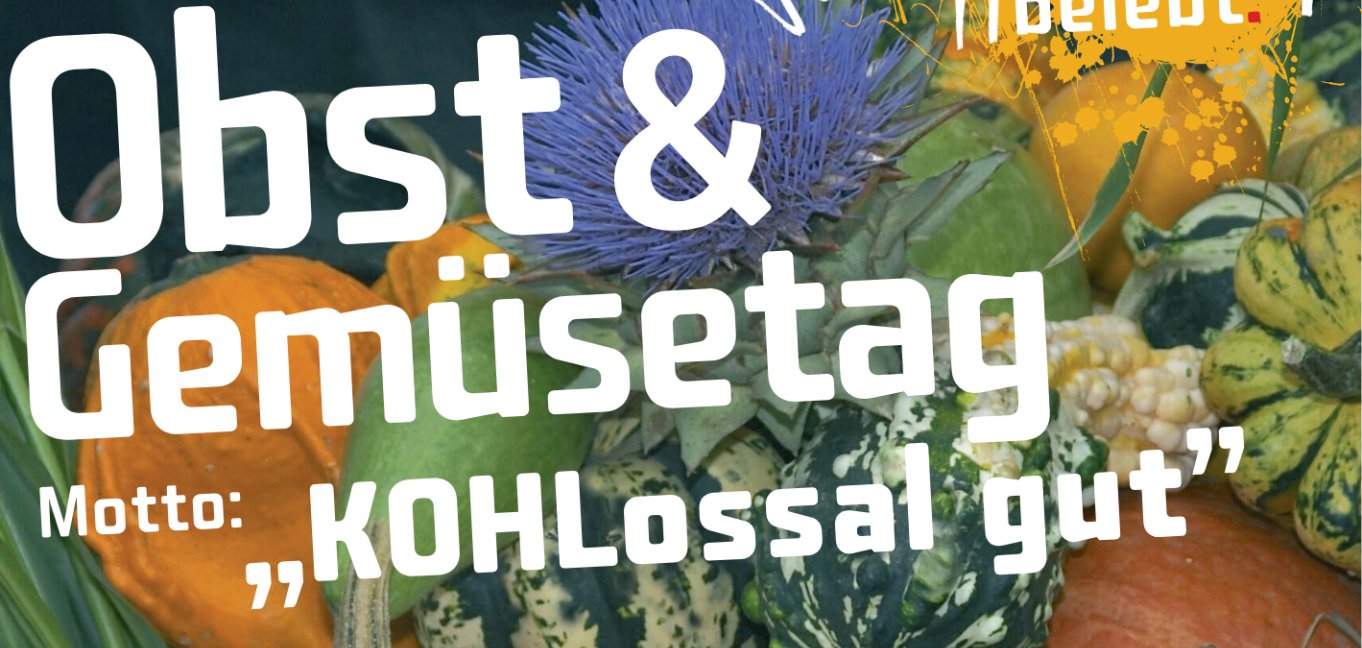 Plakat zum Obst- und Gemüsetag