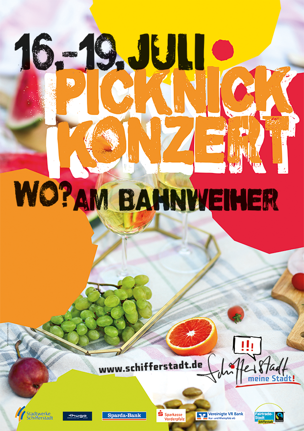 Plakat zu Picknickkonzerten
