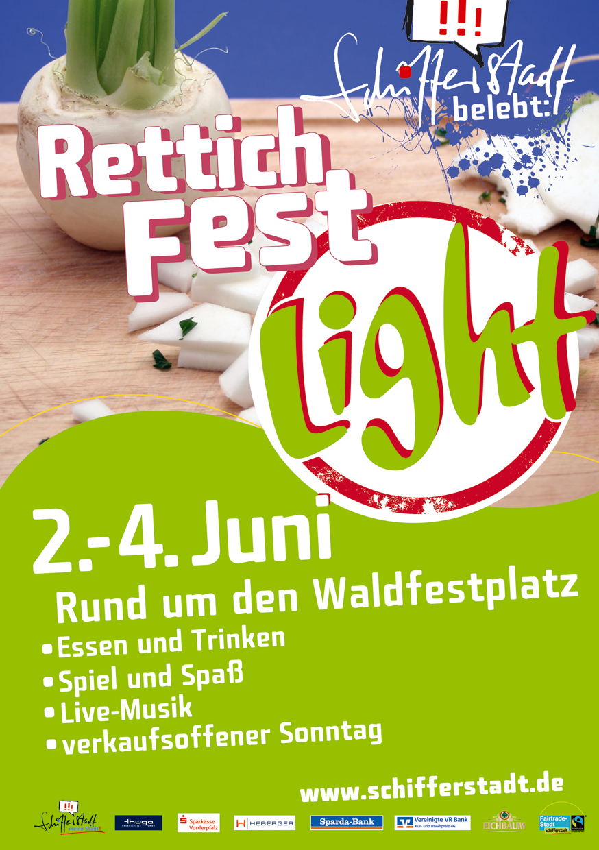Plakat Rettichfest light 2023