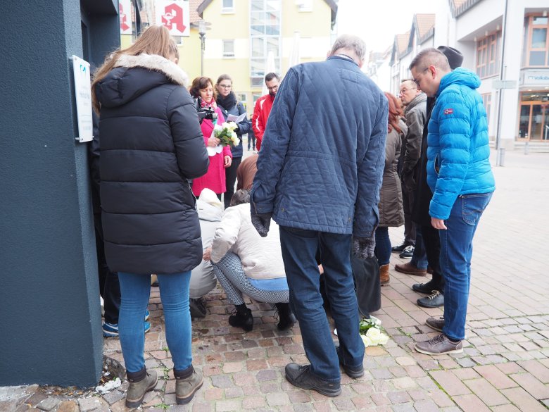 Putzaktion Stoplersteine 2019