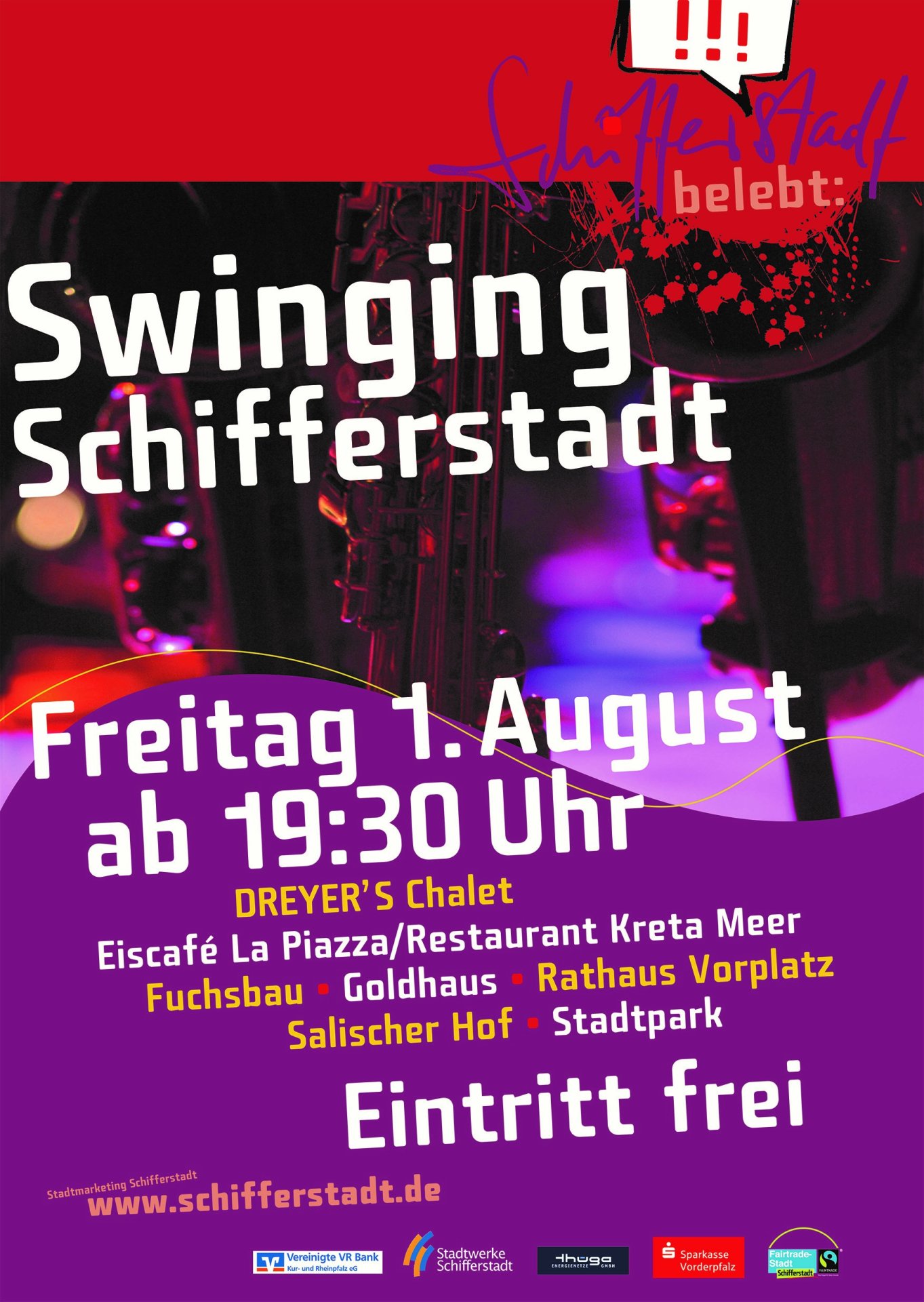 Bild vom Plakat "Swinging Schifferstadt"