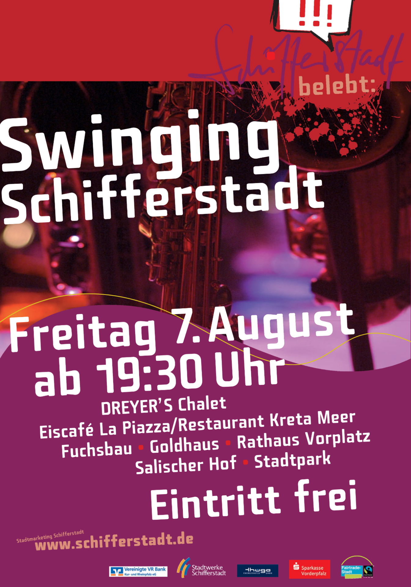 Plakat zu "Swinging Schifferstadt"