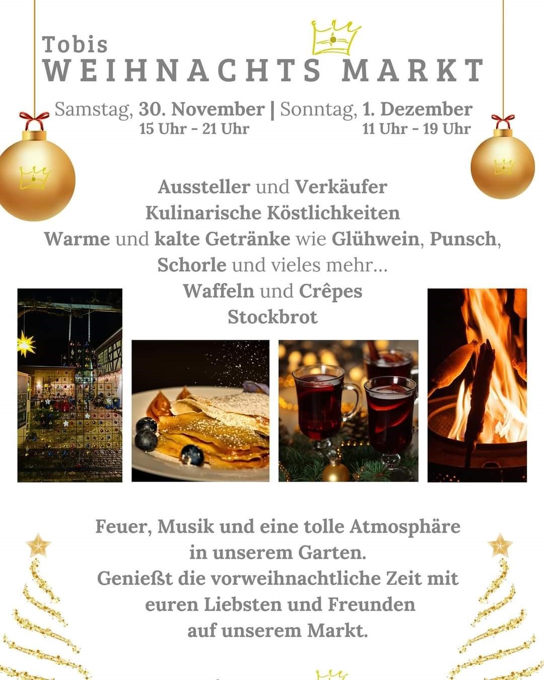 Plakat Weihnachtsmarkt im Salischen Hof