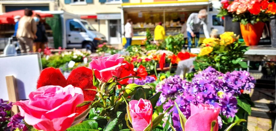Wochenmarkt Blumen