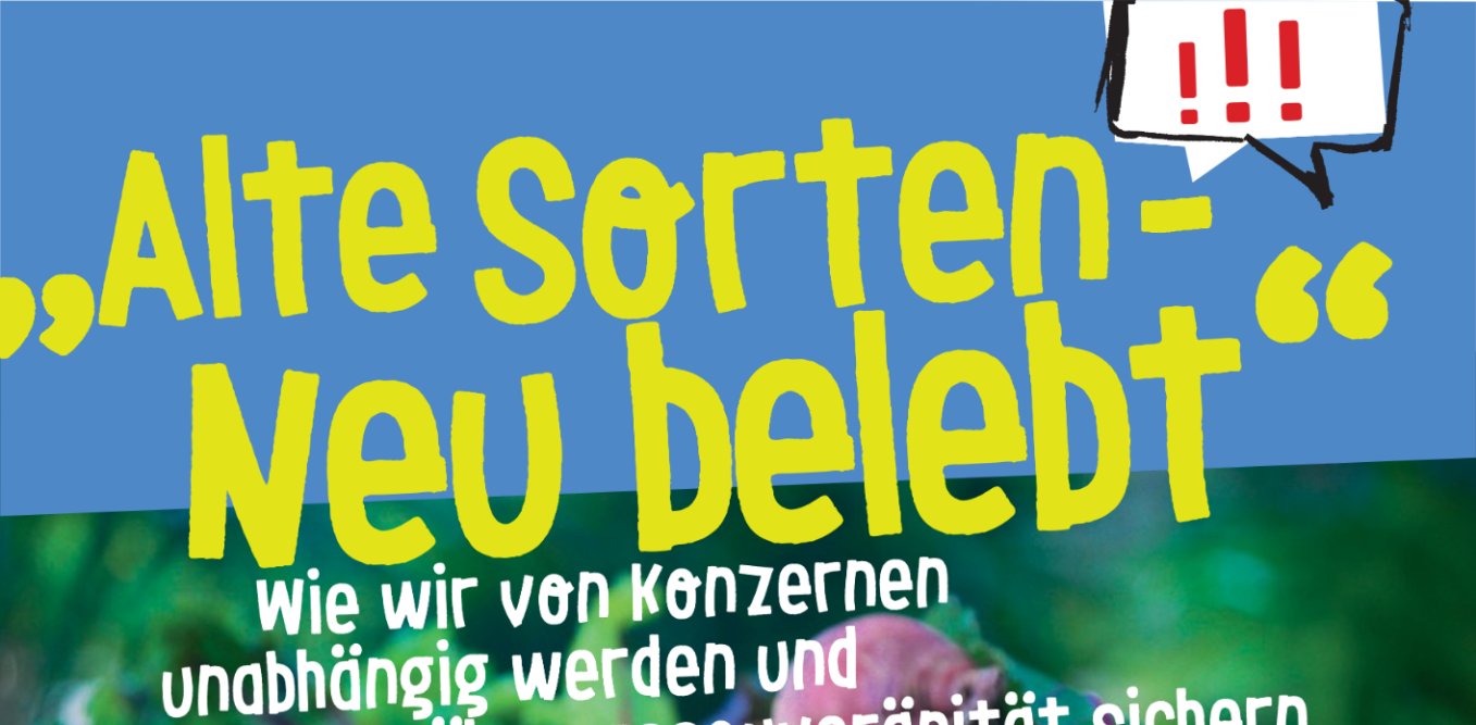 Plakat zum Vortrag Alte Sorten