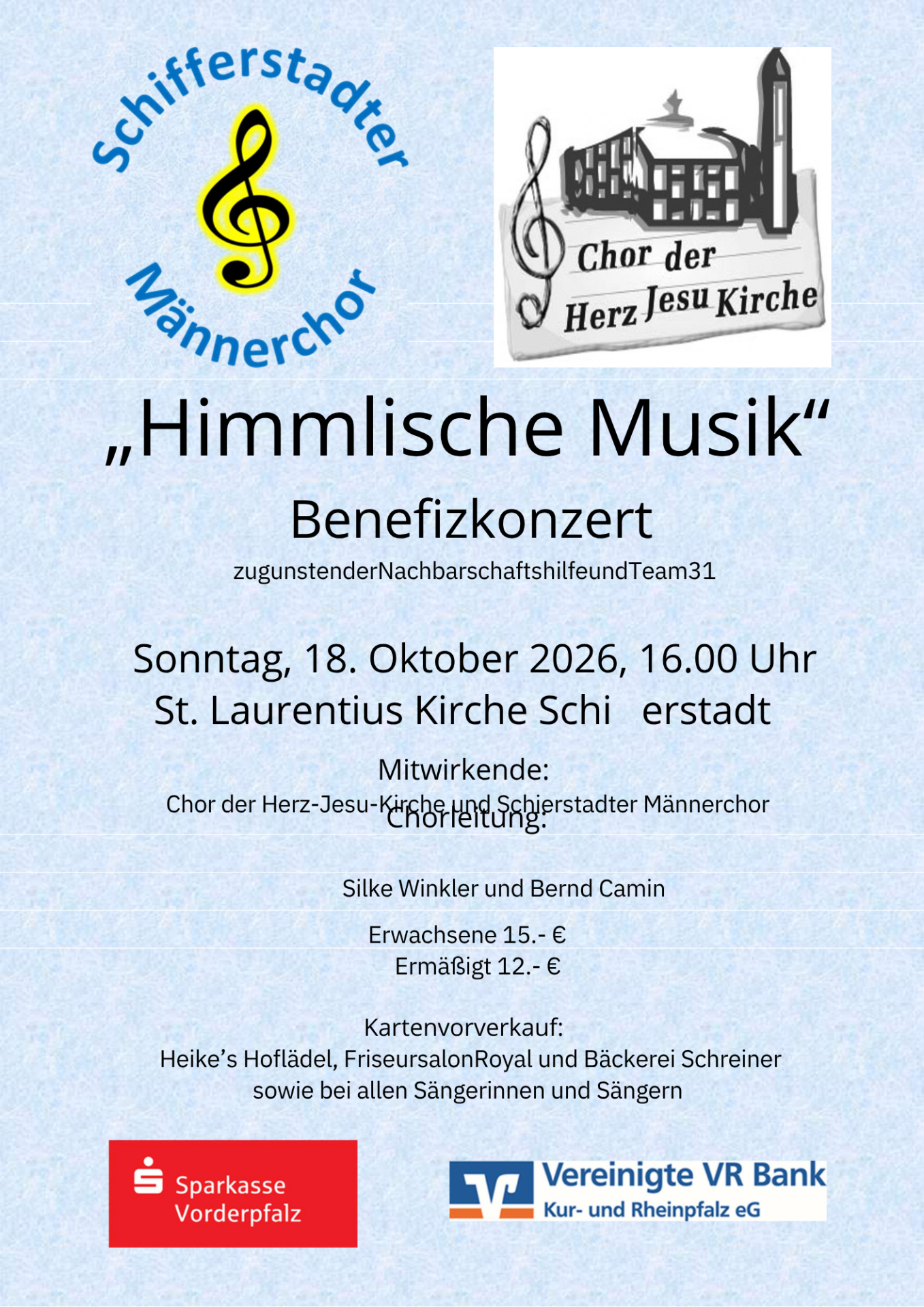 Werbung A3 Benefizkonzert.pdf - 1 Plakat zum Konzert "Himmlische Musik"
