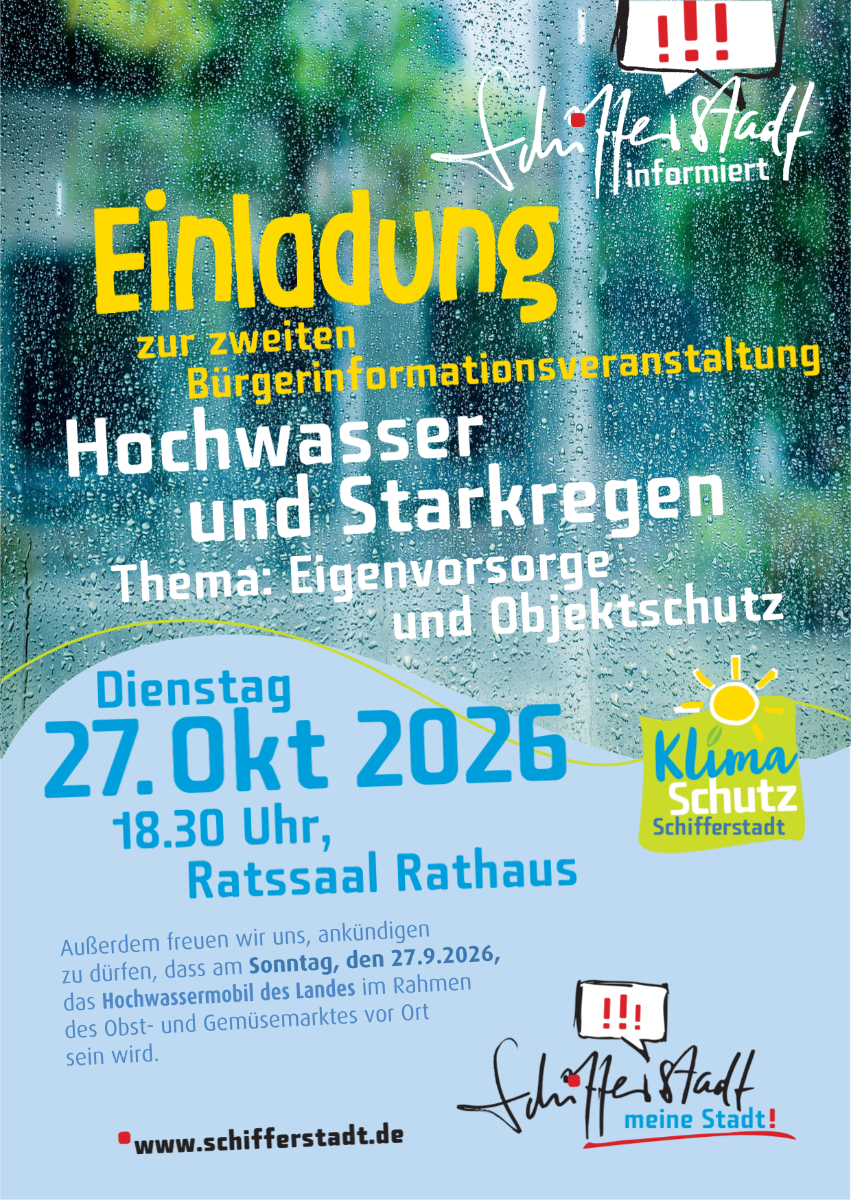 Plakat zur Bürgerinfoveranstaltung