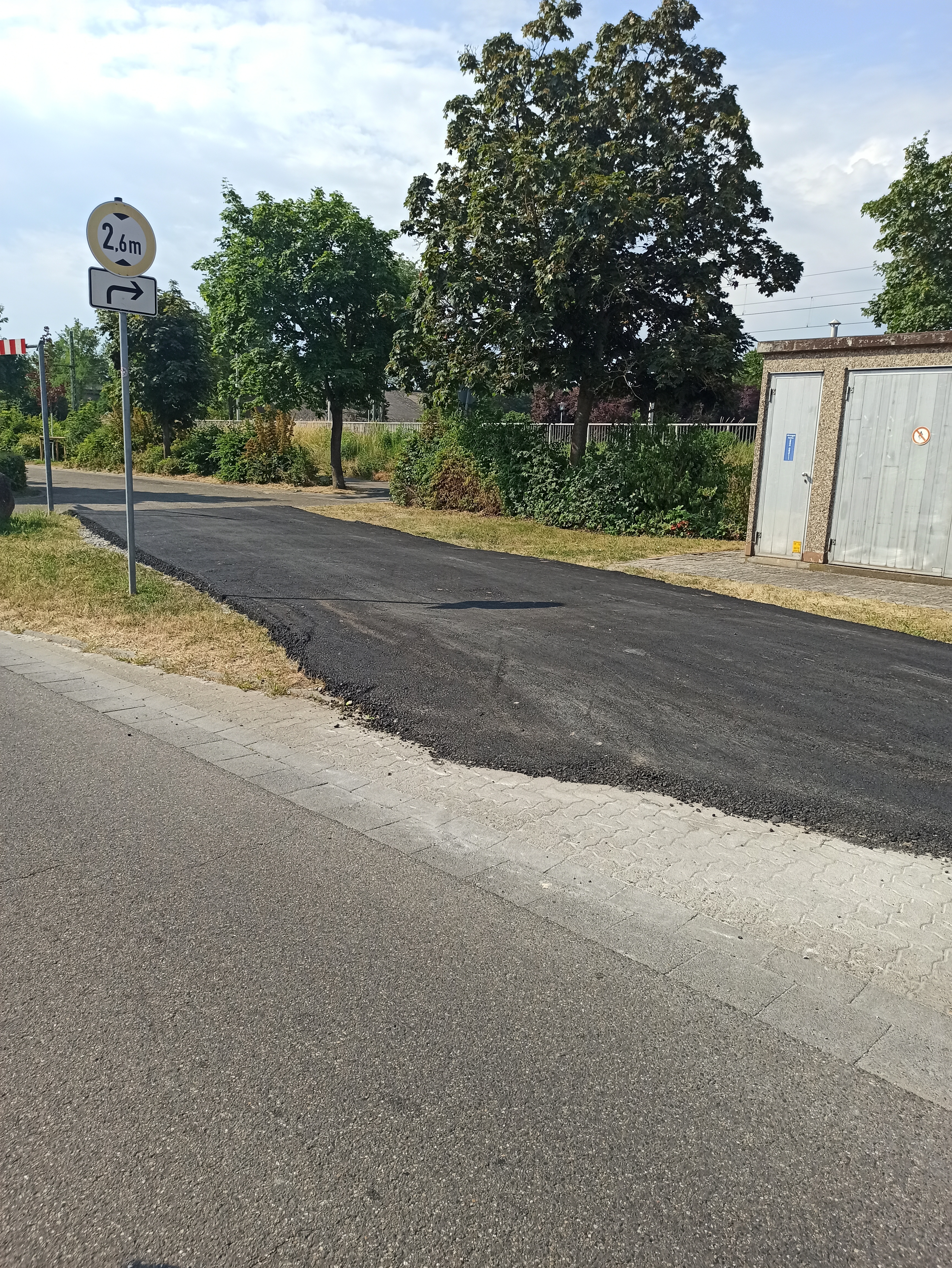 Behelfsauffahrt Südbahnhof