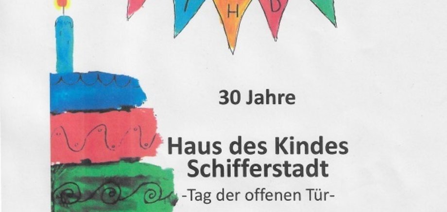 Plakat Jubiläum Haus des Kindes